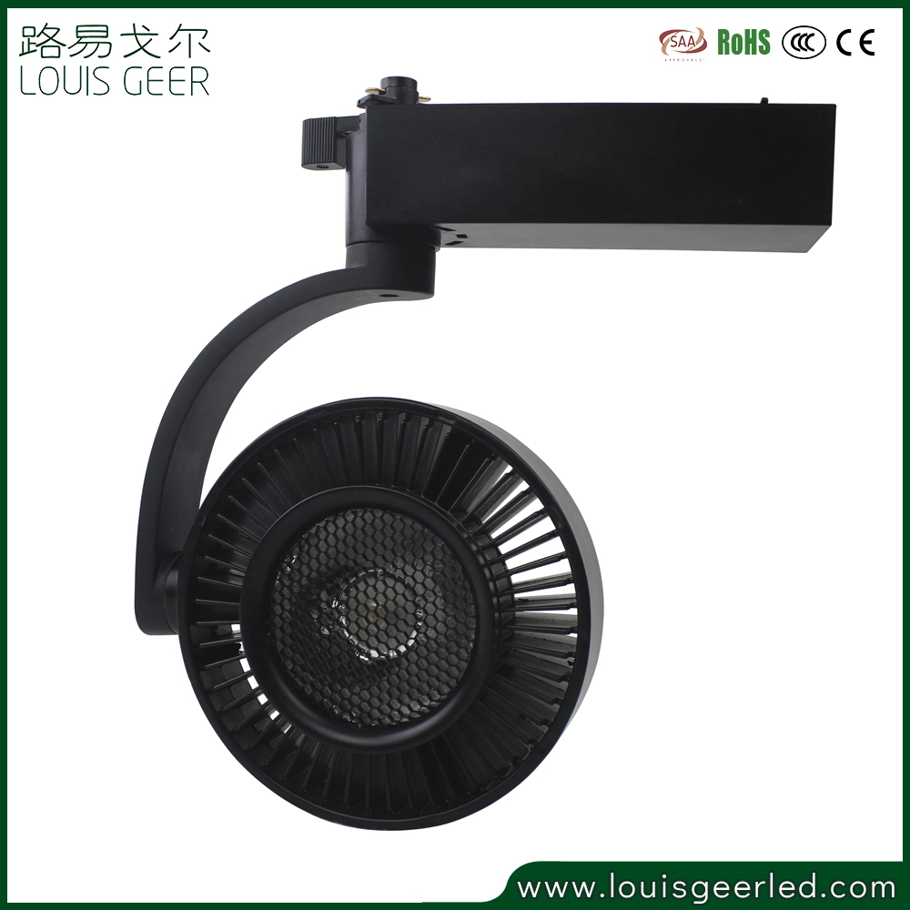 2 Wires 3 Wires COB 30W LED Track Light 15W 20W 25W 30W AC120V LED Track Head for Stores Halo Juno Shop Store