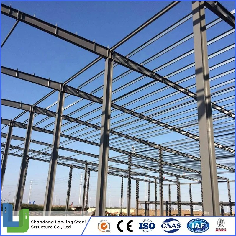 Low Cost Prefabricated Building Warehouse Workshop Hangar Steel Structure Construction for Customization