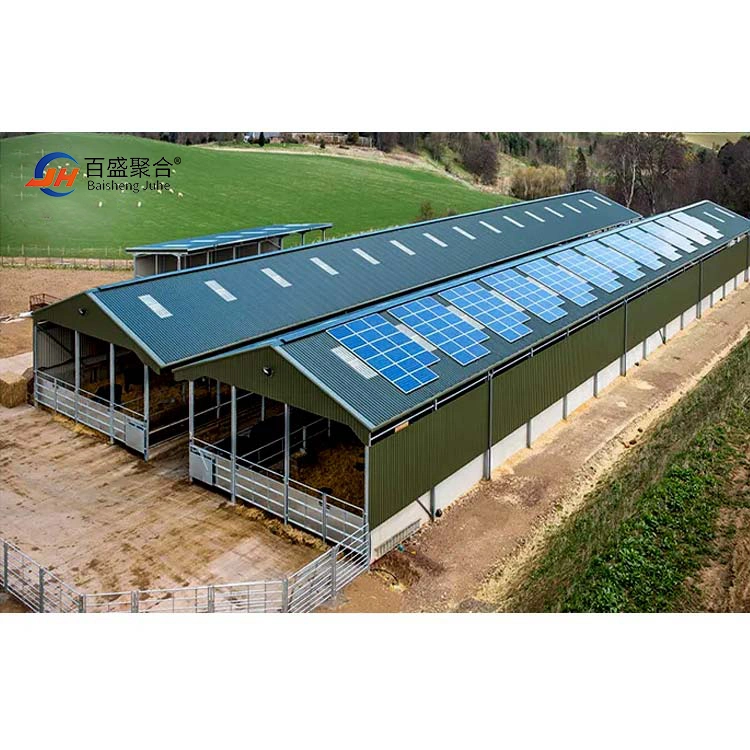 Low Cost Livestock Shed Prefabricated Steel Structure Cow House