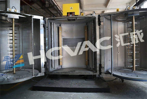 Hcvac Disposable Plastic Silver Spoon/Fork PVD Coating Machine/Plastic Cutlery Vacuum Plating Machine