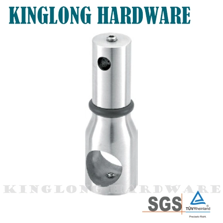 Stainless Steel Bathroom Hardware Shower Door Fitting Casting Glass Sliding Door Tube Stopper