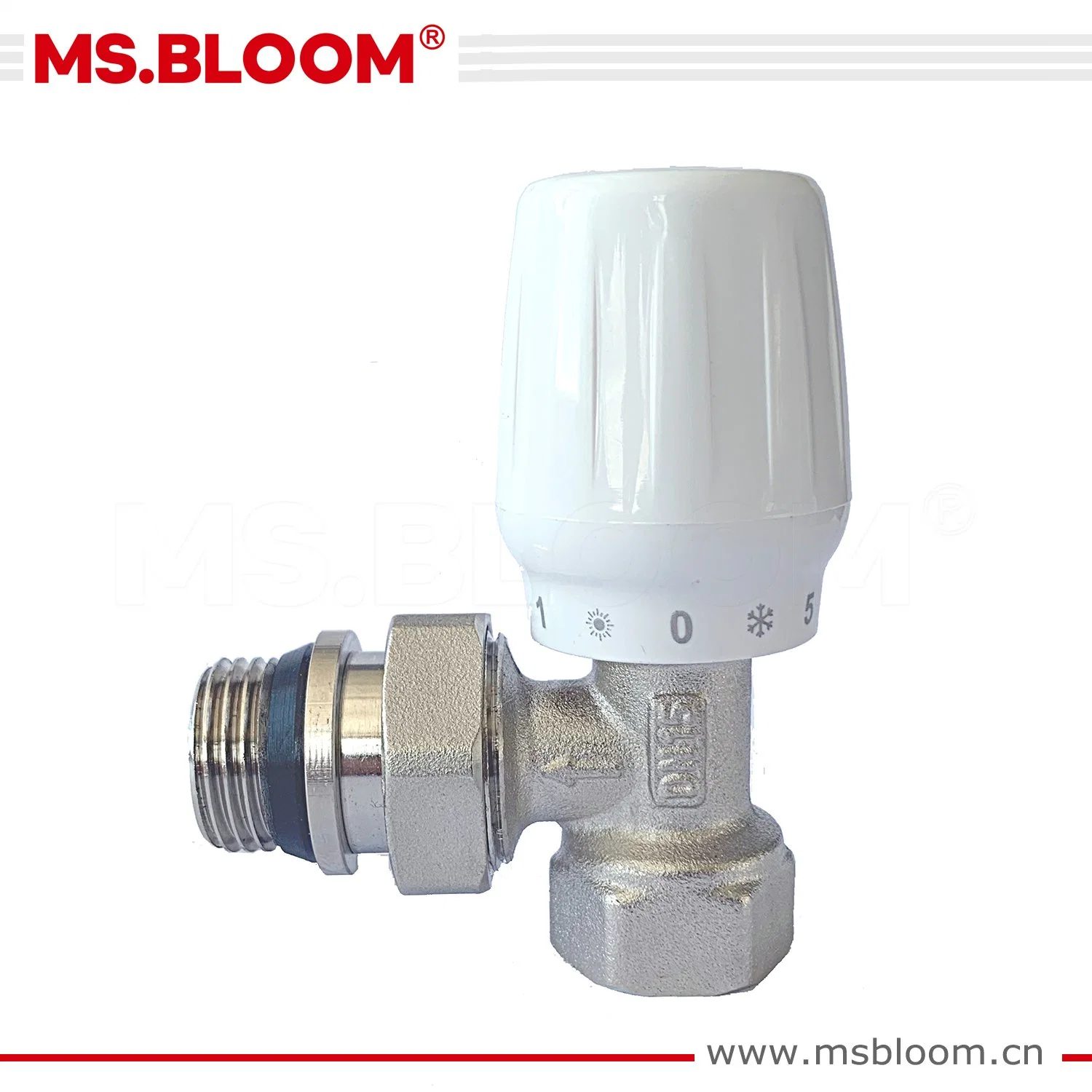 1/2"and 3/4" Brass Radiator Valves Straight Type Without Handle