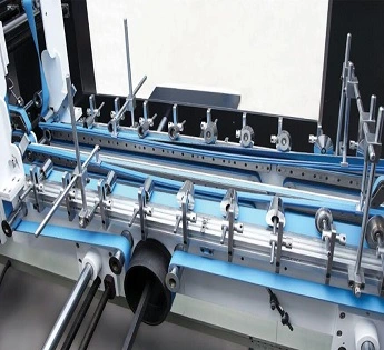 Automatic Medicine Food Corrugated Carton Cardboard Box Folder Gluer Making Machine (GK-1200PC)