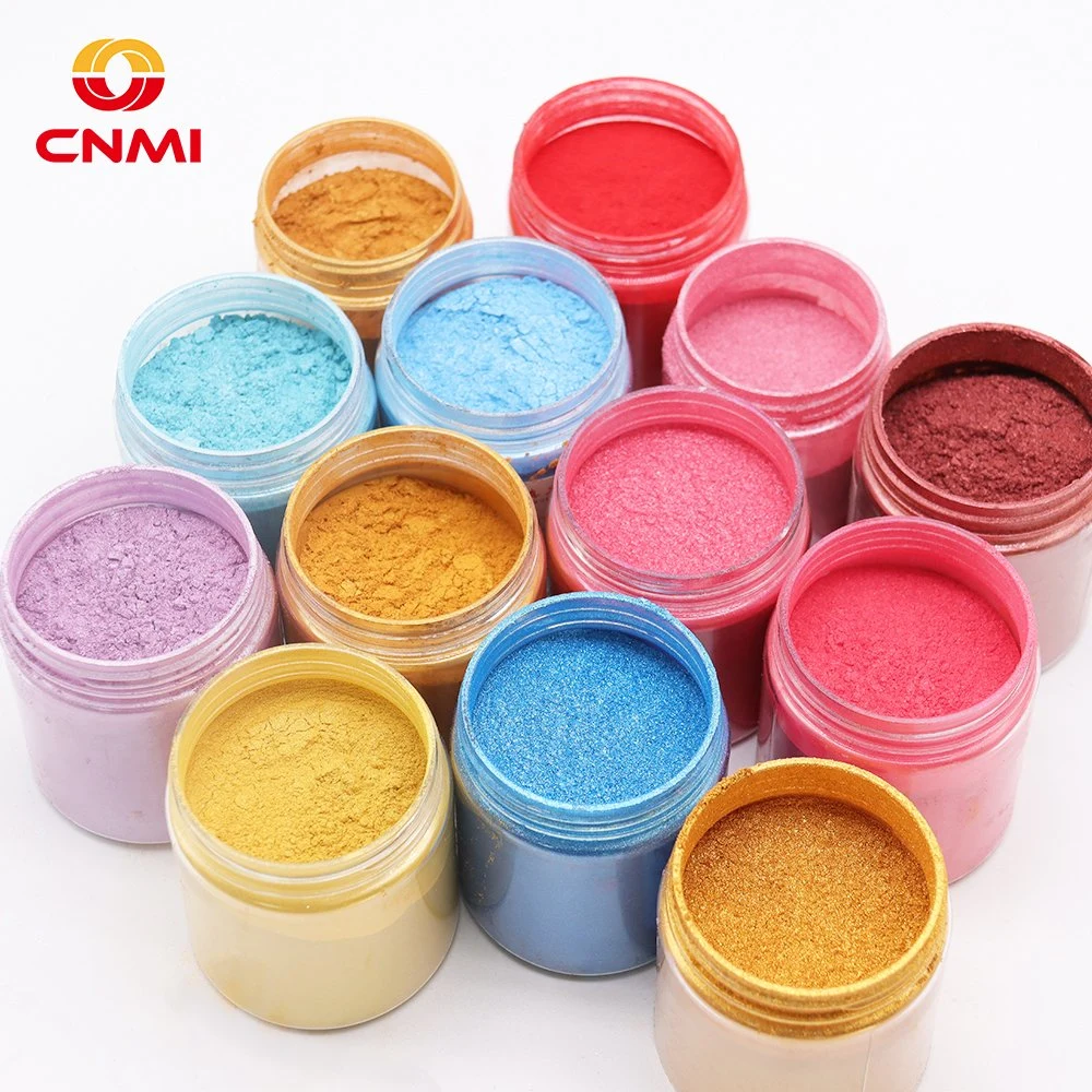 CNMI Skin Safe Cosmetic Grade Soap Colorant for Paint Candle Coating Art Non-Bleed Mica Pigment Epoxy Resin Pigment