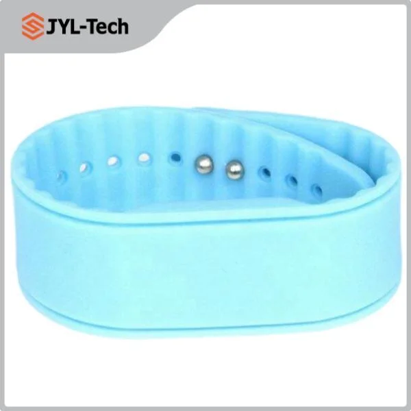 Dual Color Waterproof Silicone RFID Tag Wristband NFC Wrist Band Bracelet