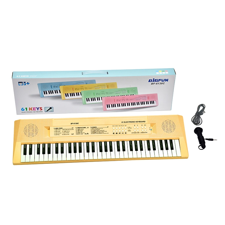 Professional OEM Órgão Eletrônico Piano Teclado com teclas 61 Instrumentos musicais Teclado