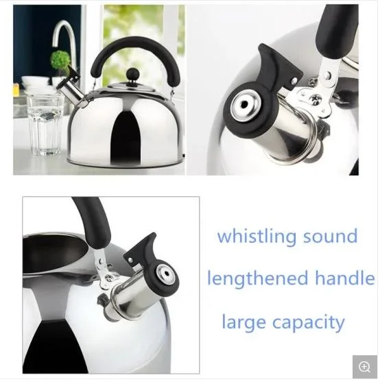 Wholesale/Supplier Whistling Tea Kettle Stainless Steel Tea Pot with Stay Cool Handle