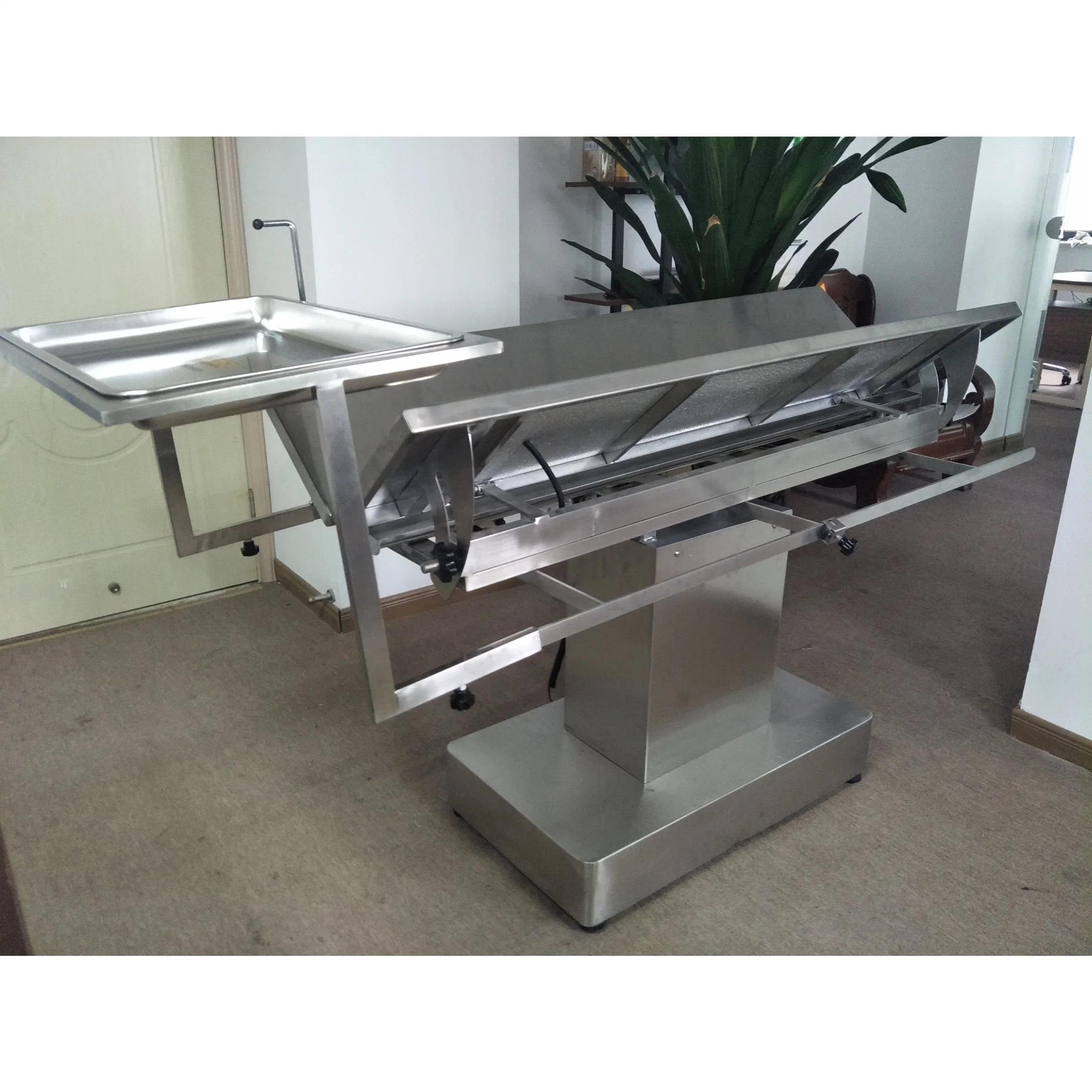 "V" Type Animal Ot Anatomy Dissecting Table with 304 Stainless Steel Material for Pet Clinic