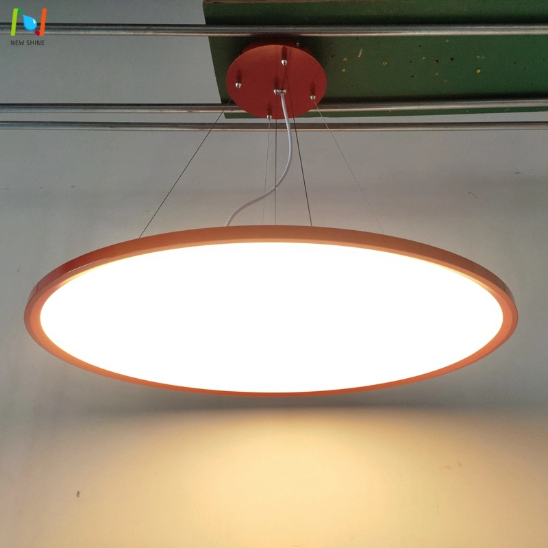 D500mm Slim Panel Round Design Pendant Lamp for Shop