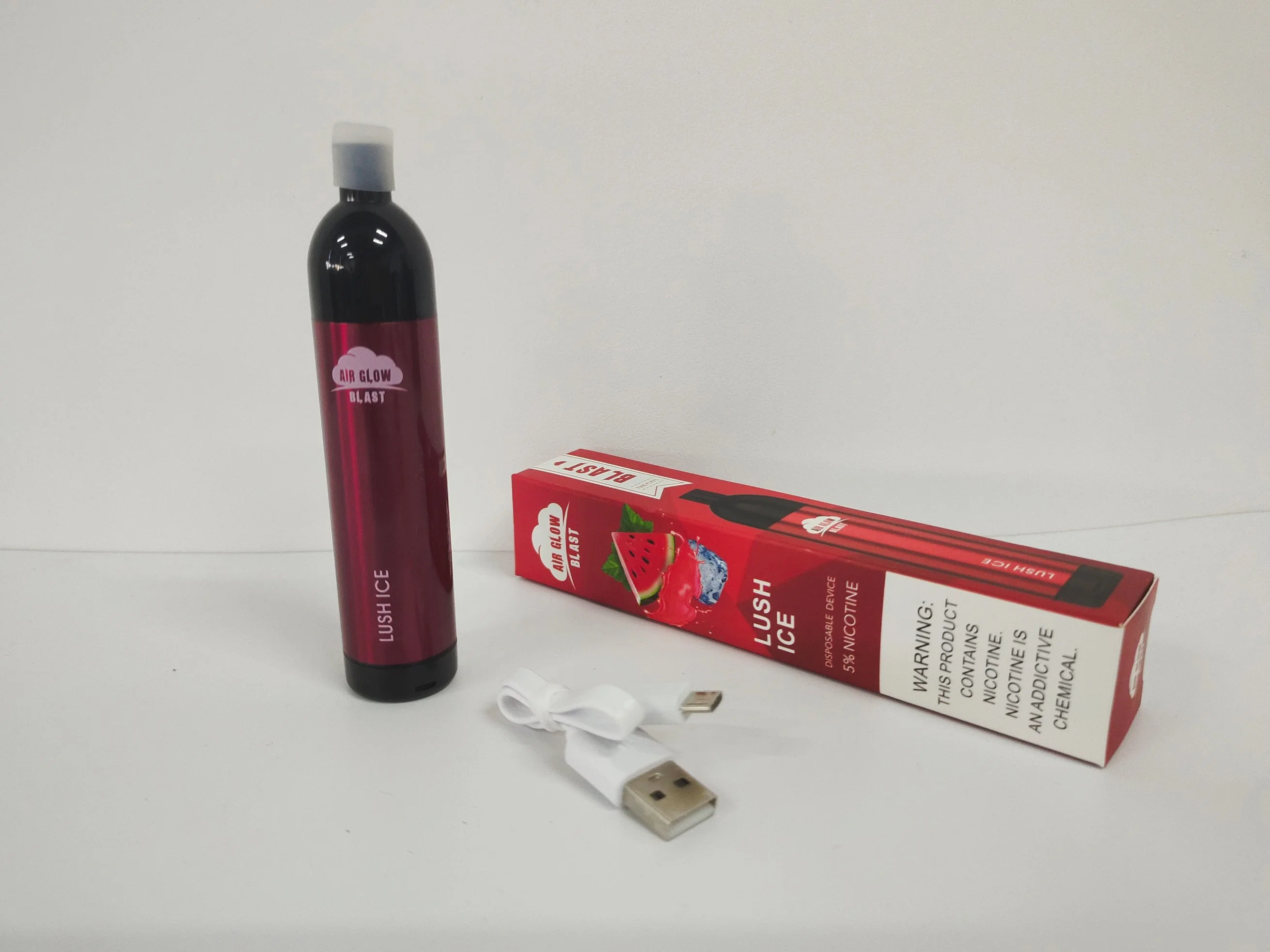 USA Vente chaude 7000 bouffées Stylo Vape jetable 5% Nic Salt Cigarette électronique rechargeable