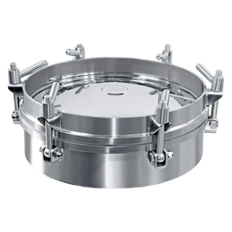 CE Donjoy Sanitary Stainless Steel Pressure Manhole for Tank Cover