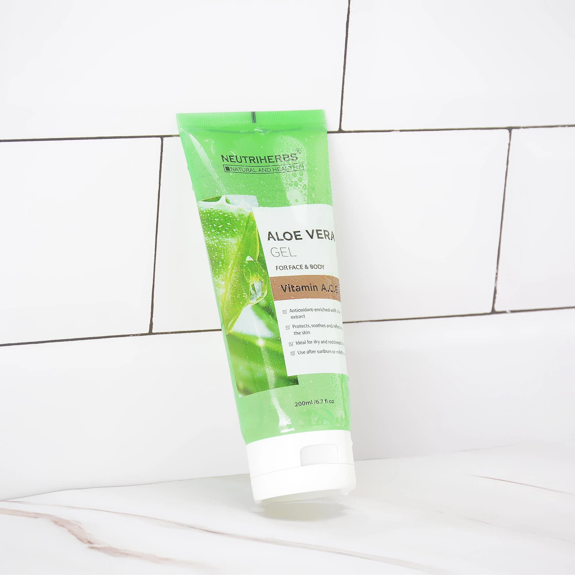 Gel de Aloe Vera orgánico 100% Aloe puro y natural perfecto para el pelo acné quemaduras Razor golpes