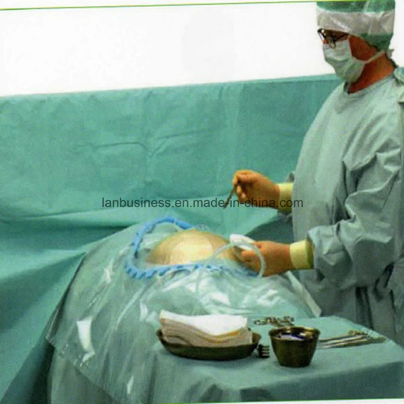 مجموعة معقّمة غير منسوجة للاستعمال مرة واحدة على شكل C-Section