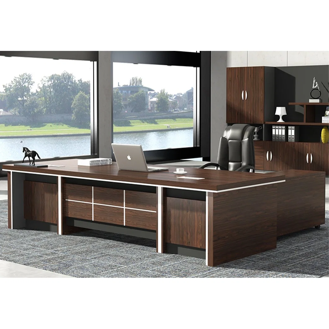 Commercial Furniture Luxury Office Table Hospital Medical Wooden Executive Office Desk Set