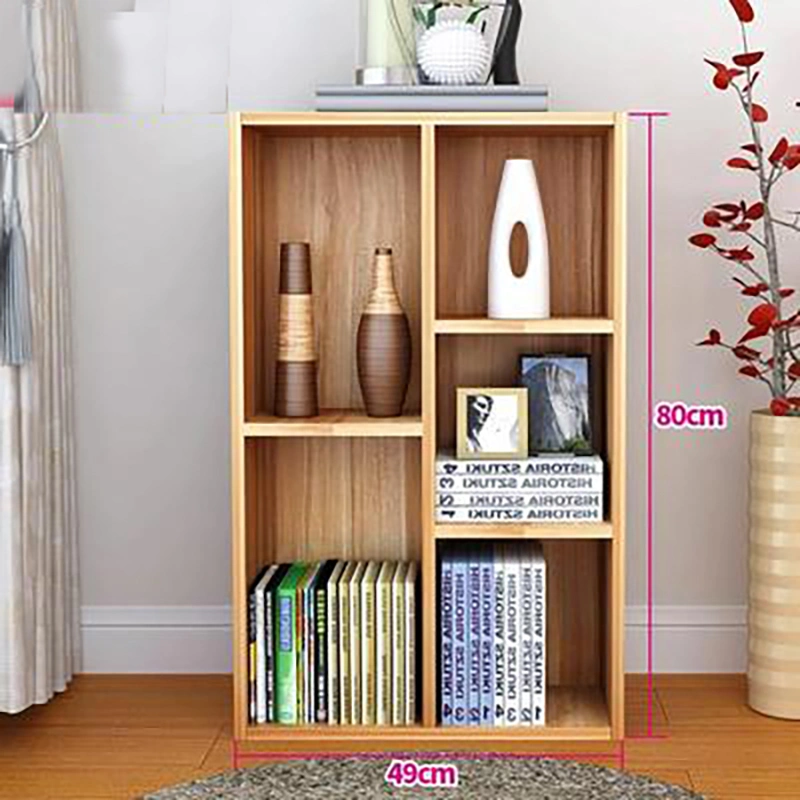 Home Simple Design Wooden Storage Shelves School Library Book Shelf Wood Furniture Daycare Children Storage Shelves MDF Kids Bookcase Bookshelf