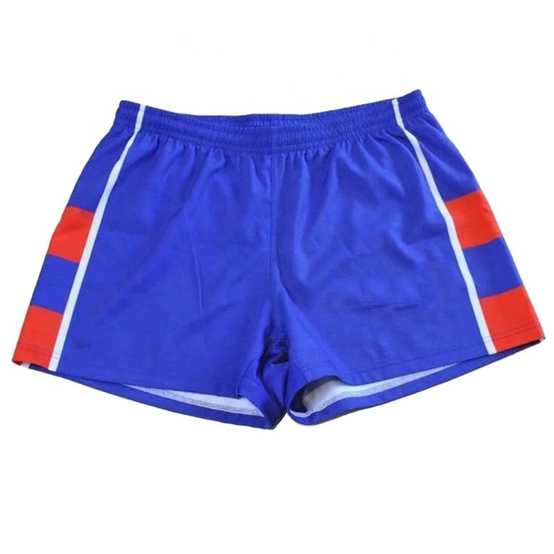 Custom Sublimated Sportswear Men Rugby Shorts Uniform Fashion Footy League Afl Shorts