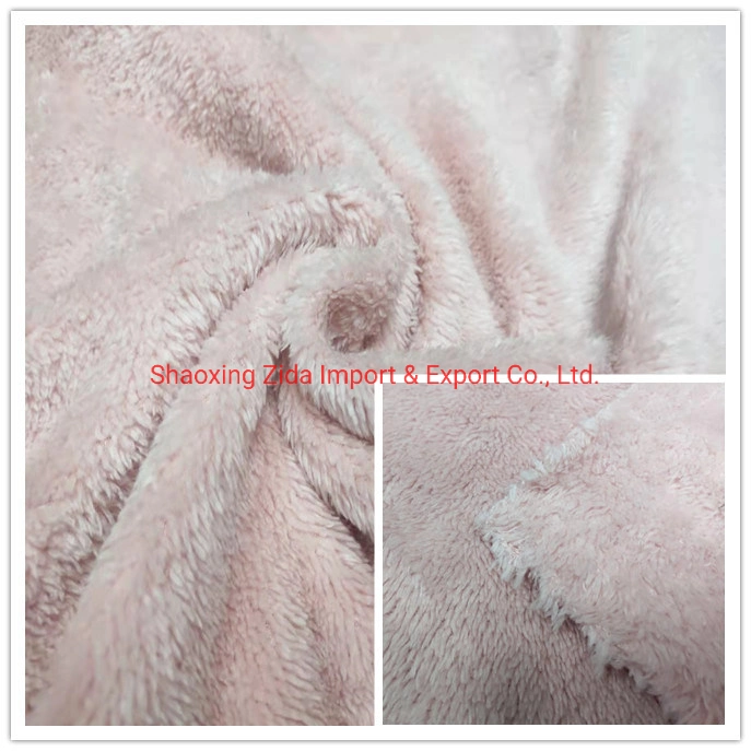 100%Polyester Double Side Shu Velveteen Knitting Fabric