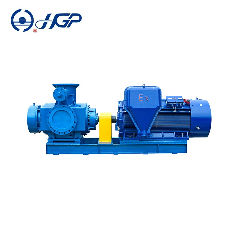 High Temperature Double Insulation Jacket Asphalt Pumps Two Screw Bitumen Pumps