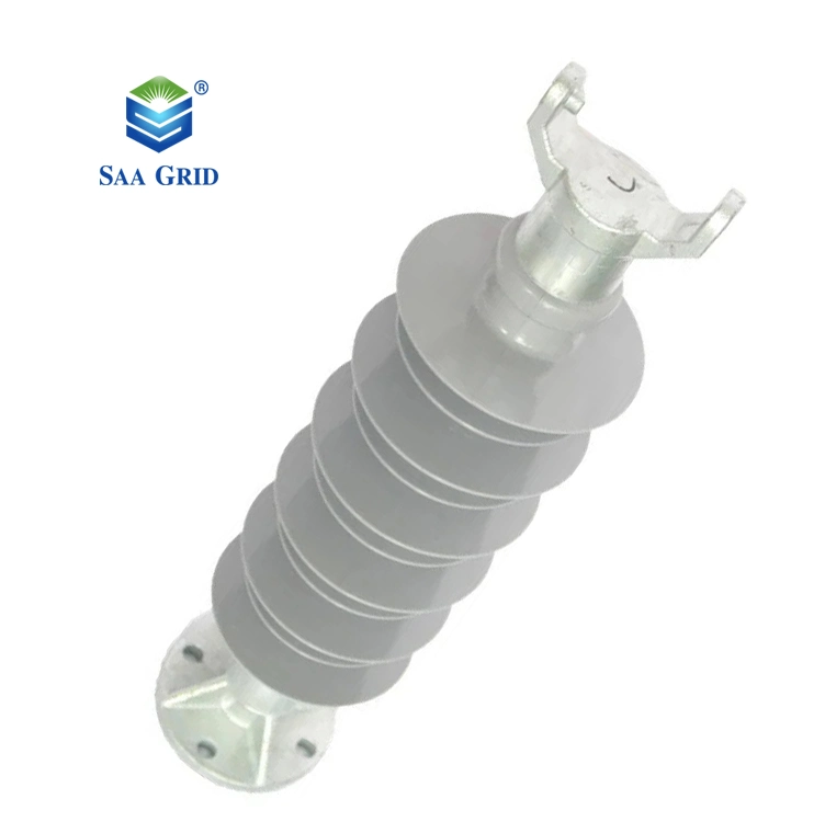 35kv Polymeric Horizontal Distribution Composite Polymer Silicon Rubber Line Post Insulator