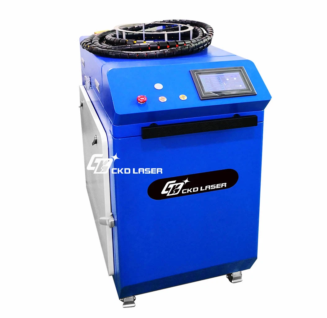 1000W 1500W Small Head Paint Rust Removal Laser Cleaning Machine for Metal Oil Steel Painting Car Parts Clean Wash Washing