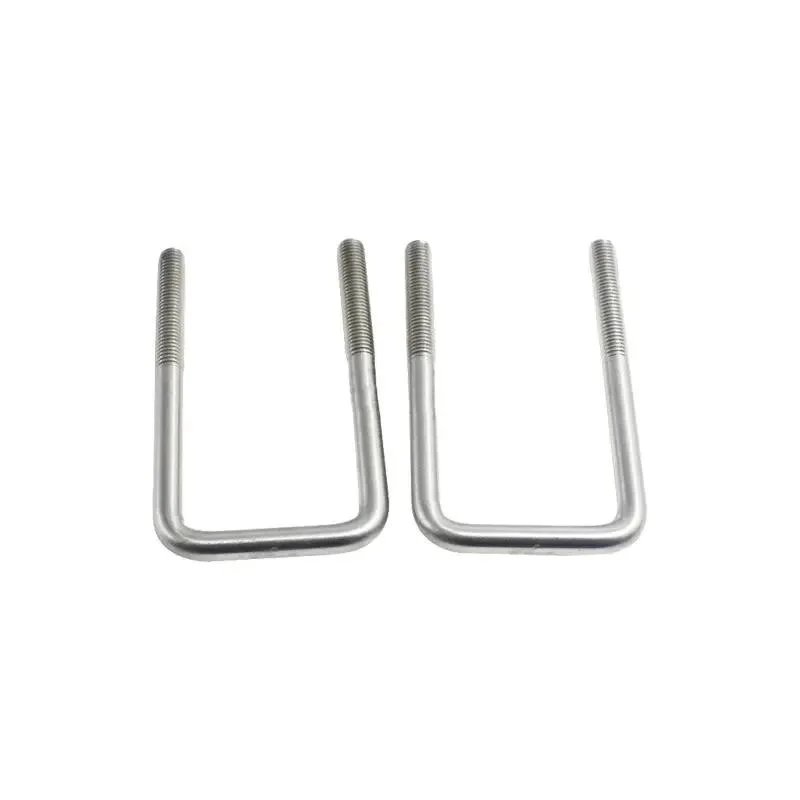 Wholesale/Supplier High Strength 304 Stainless Steel U-Bolt Tube with Baffle Square Card Fastener Bolt Right Angle U-Bolt M6-M12