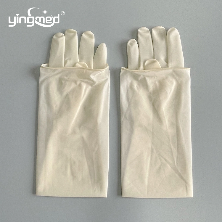 Medical Sterile Powdered Latex Gynecological Glove CE/ISO