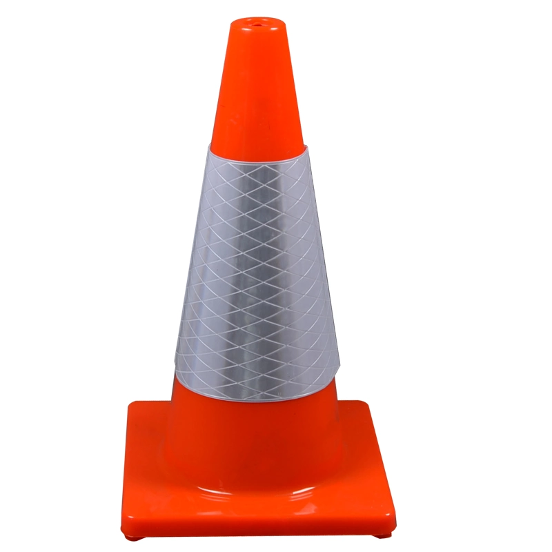 CE Road Safety Flexible Manufacturer PVC Reflective Road Sign Traffic Cone