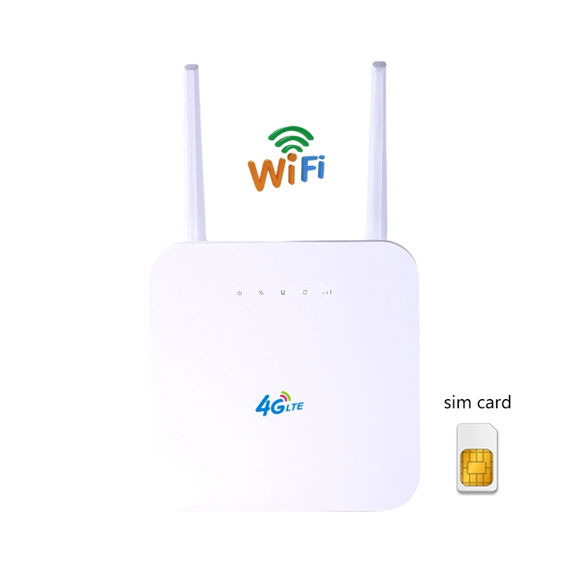 Huasifei Unlocked 300Mbps 4G WiFi CPE Mobile Router Support 32 Users LTE Router