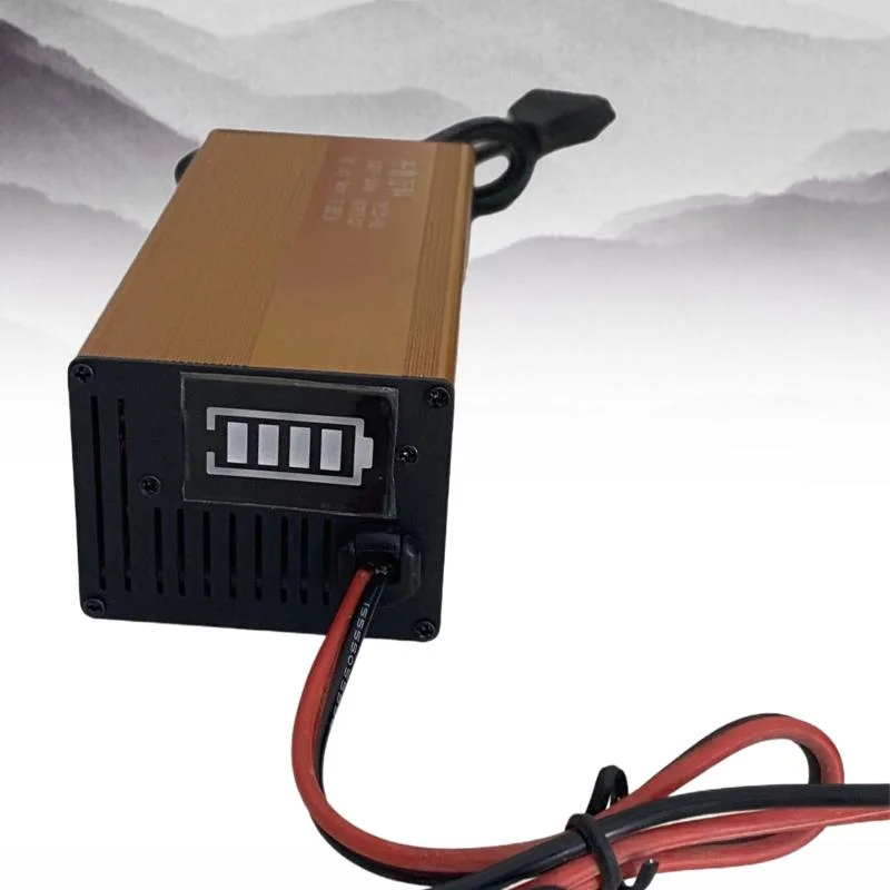 Chargeur de batterie intelligent 12,6V-8A pour batterie lithium-ion/LiFePO4