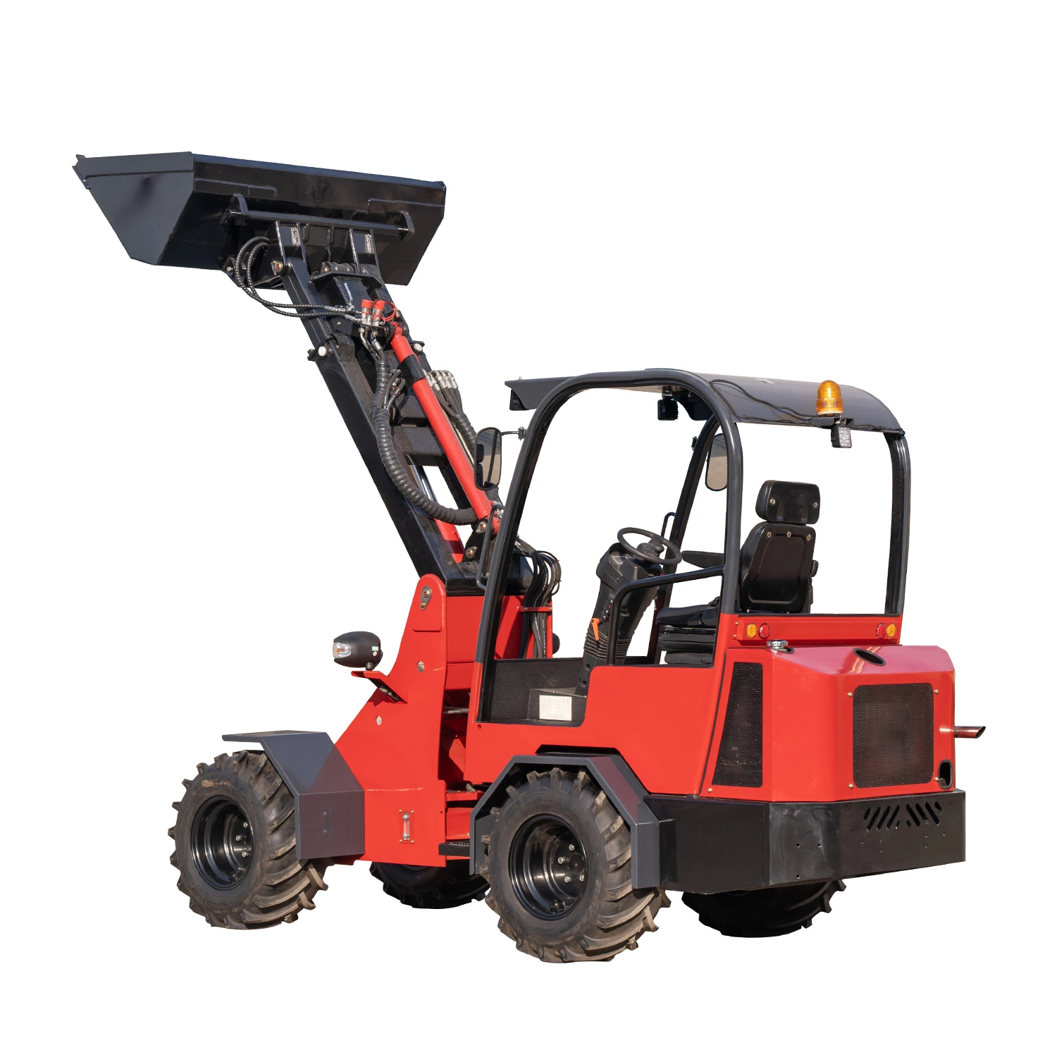 Construction Equipment Mini Wheel Loader as Backhoe Loader and Skid Steer Loader