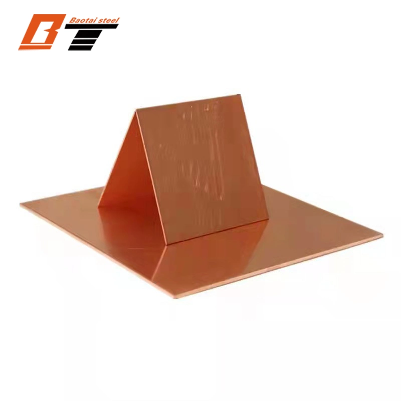 0.1~30mm Copper Sheet 99.99 Pure Copper Price Professional Manufacturer Chinese Manufacturer Pure Copper Grade and Non-Alloy or 99.9% Purity Copper Plate Sheet