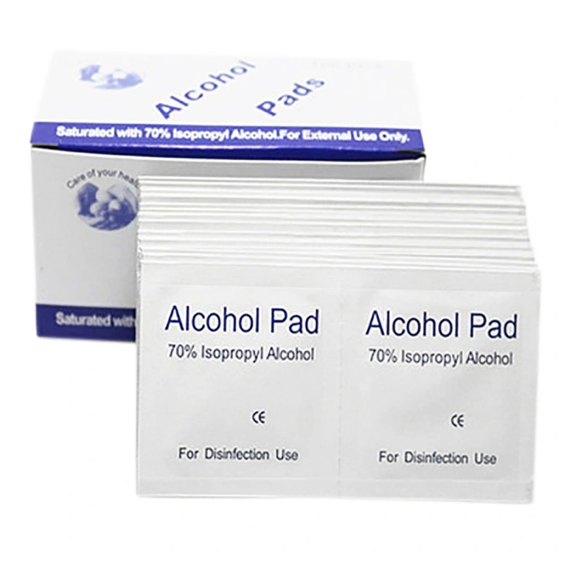 Disposable Medical Use Top Ranked Alcohol Pre-Moistened Soft Alcohol Swab Pad