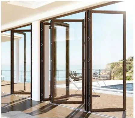 Special Design Commercial Wooden Folding Door Wholesale/Supplier Cheap Price Bifolding Doors