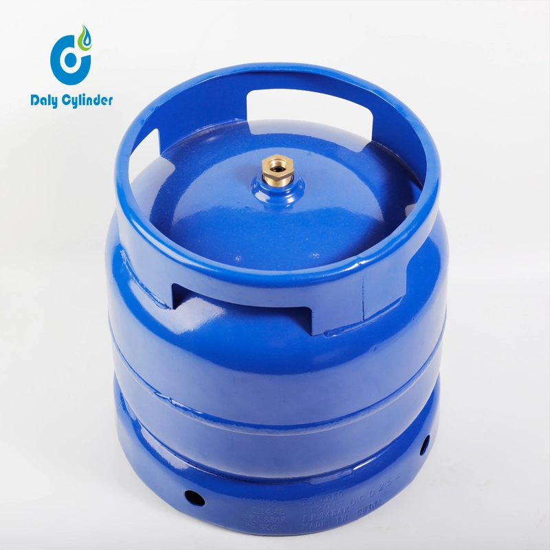 High Quality Gas Cylinder Filling Helium Gas 6kg LPG Cylinder for Camping Using