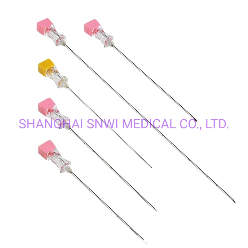 Medical Supply Disposable Sterile Spinal Needle Epidural Anesthesia Needle with CE&ISO Approved