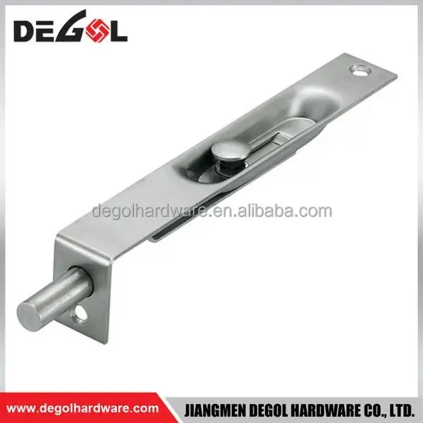 Barrel Bolt Door Lock Stainless Steel Window Safety Keyhole Heavy Door Chain