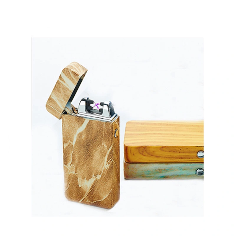 Hot Selling USB Rechargeable Torch Lighter Flameless Double Arc Plasma Cigar Lighters with Safety Lock