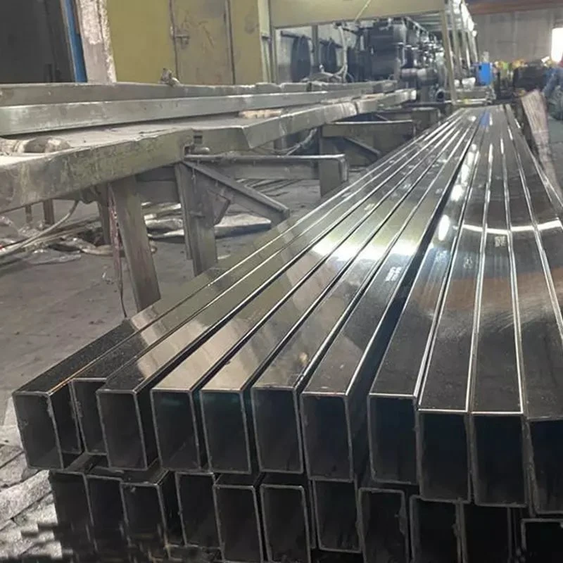 ASTM Perfil de acero MS tubería cuadrada galvanizada cuadrada y rectangular Tubo de acero