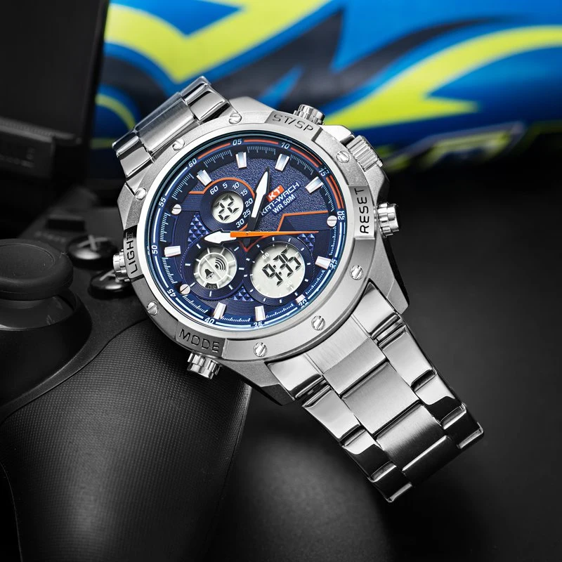 Stainless Steel Luxury Waterproof Quartz OEM Brand Hands Wristwatches Custom Logo Wrist Mens Watch