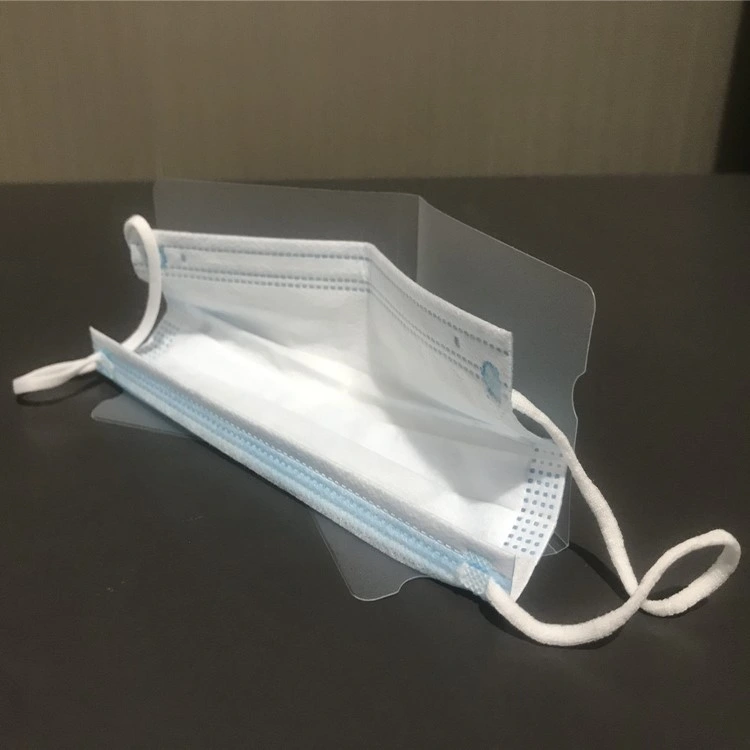 Fast Delivery Food-Safe Plastic Folding Dustproof Disposable Face Masks Keeper Folder