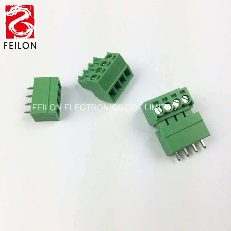 Origin China Replace Phoenix Mc 1,5/ ..-St-3,5 02p-24p Clamp Wiring Screw Types Pluggable PCB Terminal Block Connector 15edgk-3.5 /3.81mm Pitch Green Connector