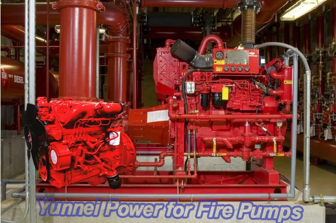 Original Factory Yunnei Power 380 480 490 4102 4108 Diesel Engine for Fire Fighting Pump and 3000rpm Water Pump Diesel Engine