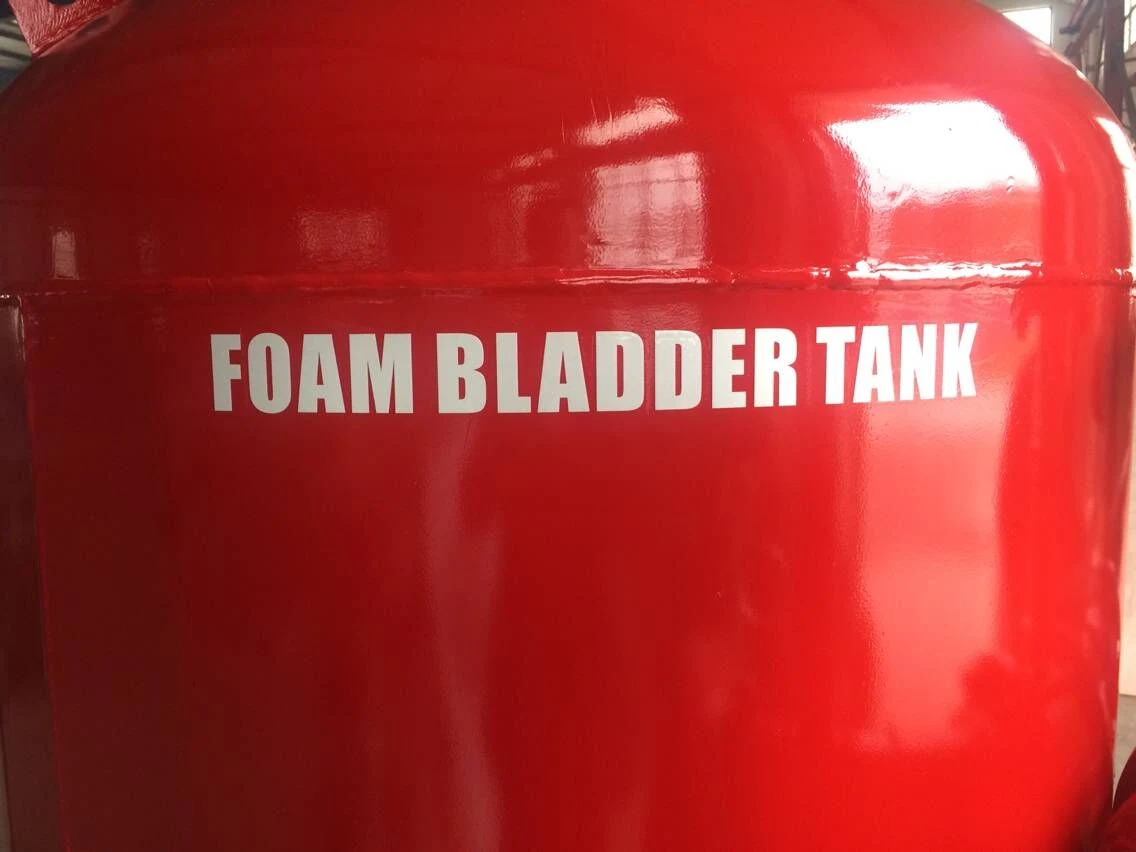 Stainless Steel 1500L Horizontal Foam Tank for Fire Fighting System
