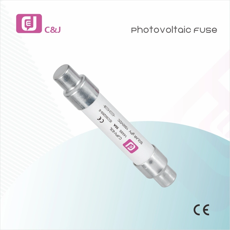 Cjpv-63L 2A-32A 1500V DC Fuse PV Cylindrical Ceramic Fuse