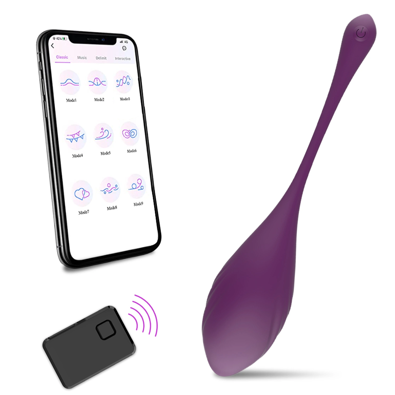 Remote Control Silikon Künstliche Liebe Ei Vibrator Ganzkörper Masturbieren Sexspielzeug