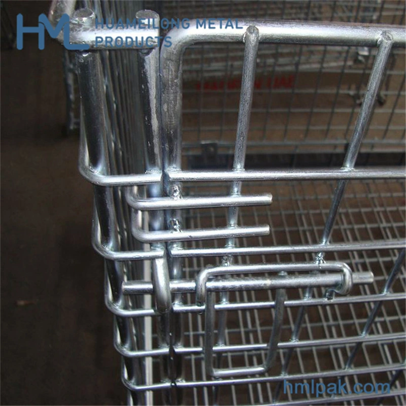 Collapsible Huameilong Stable Detachable Professional Steel Metal Wire Mesh Basket