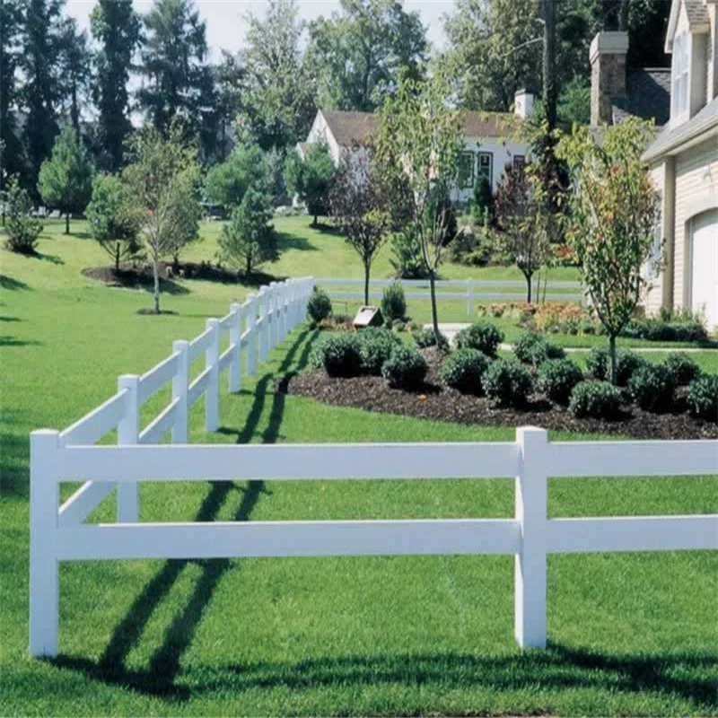 Manufacturer Factory Hot Selling Black Horse Steel Rail Fencing