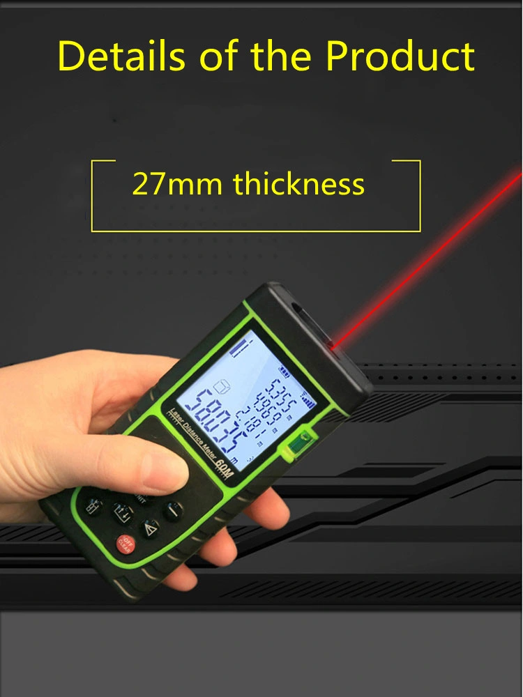 Hot Selling 80meter Laser Distance Meter Portable Pocket Laser Distance Meter DIY Mini Digital Laser Rangefinder