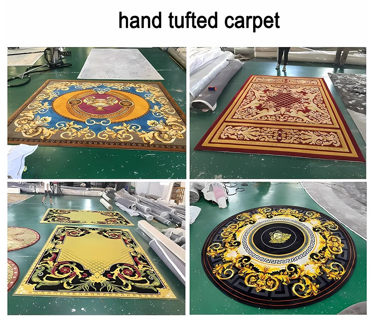 Factory-outlet Custom 100% Karpet Permadani Handmade Tibetan Wool Woolen Household Carpet In Belgium