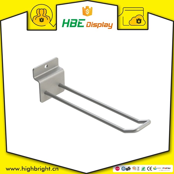 Wholesale/Supplier Custom Metal Single Chrome Slatwall Board Display Hook